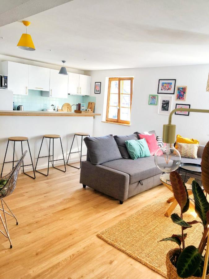 Charming Apartment Basel Border - 3 Bedrooms Hegenheim Bagian luar foto
